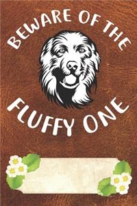 Beware Of The Fluffy One Notebook Journal