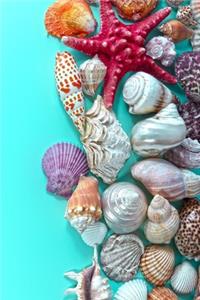 Seashells on Blue Journal