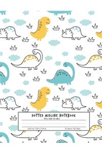 Dotted Midline Notebook For 2 Year Old Girls