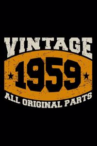 Vintage 1959 All Original Parts