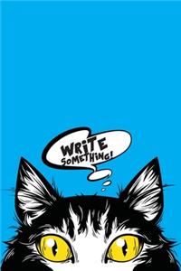 Black Cat Journal for Kids Blue Composition Book Cat Collection