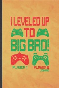 I Leveled Up to Big Bro Player 1 Player 2 Joining