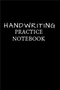 Handwriting Practice Notebook