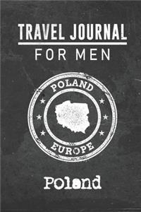 Travel Journal for Men Poland