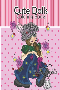 Cute Dolls Coloring Book