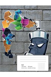 Colorful Graffiti Composition Book