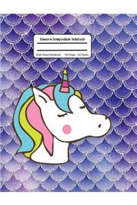Unicorn Composition Notebook