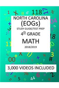 4th Grade NORTH CAROLINA EOGs 2019 MATH Test Prep