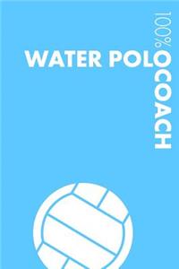 Womens Water Polo Coach Notebook