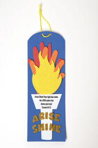 Vacation Bible School (Vbs) 2021 Discovery on Adventure Island Arise! Shine! Handprint Kit (Pkg of 12)