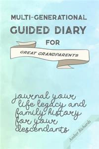 Multi-Generational Guided Diary for Great Grandparents