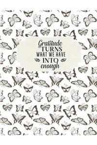 Beautiful Butterflies 100 Page 8.5 X 11 Journal Notebook