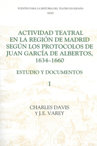 Actividad teatral en la region de Madrid segun los protocolos de Juan Garcia de Albertos, 1634-1660: I