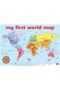 My First World Map Wall Chart