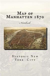 Map of Manhatten 1870