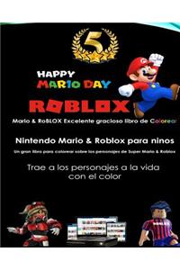Mario & Roblox Excelente Gracioso Libro de Colorear