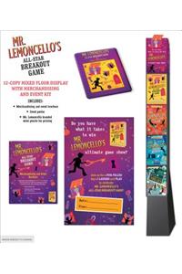 Mr. Lemoncello's All-Star Breakout Game 12-Copy Mixed Floor Display with Merchandising and Event