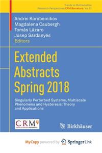 Extended Abstracts Spring 2018