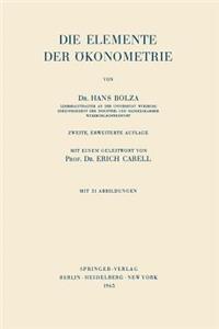 Die Elemente Der Ökonometrie