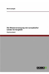 Wasserversorgung vier europäischer Länder im Vergleich