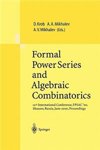 Formal Power Series and Algebraic Combinatorics