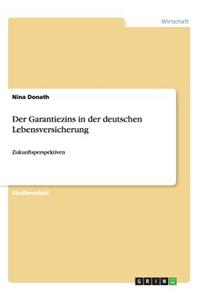Garantiezins in der deutschen Lebensversicherung