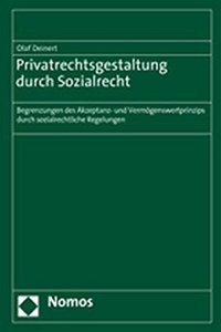 Privatrechtsgestaltung Durch Sozialrecht