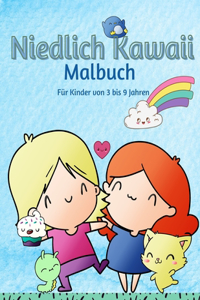 Kawaii-Malbuch für Kinder von 3-9 Jahren