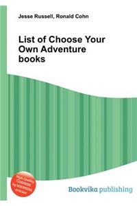 List of Choose Your Own Adventure Books