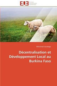 Décentralisation et développement local au burkina faso