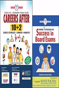 Careers After 10+2 Best Seller Book for Career Planning Including Careers in Demand Post Covid plus more than 100 Careers in Science,Commerce,Humanities + Free Booklet on Winning Strategies for Success in Board Exams