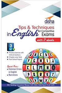 Tips & Techniques In English With 3 Ebooks For Competitive Exams