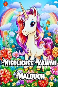 Niedliches Kawaii Malbuch