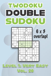 Twodoku Double Sudoku 6 x 3 Overlap Level 1