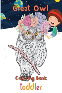 Great owl Coloring Book toddler