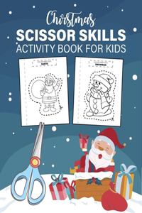 Christmas Scissor Skills Activity Book For Kids