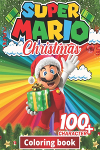 Super mario Christmas Coloring Book