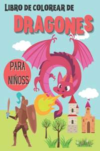 Libro de colorear de dragones para niños