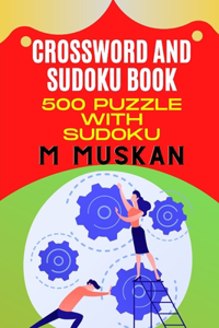 CrossWord and Sudoku Book 500 Puzzle with Sudoku