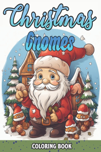 Christmas Gnomes Coloring Book