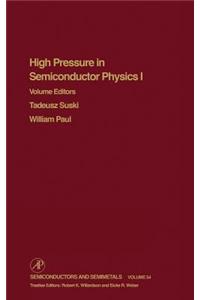 High Pressure Semiconductor Physics I