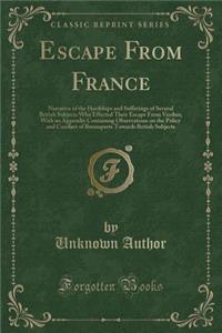 Escape from France