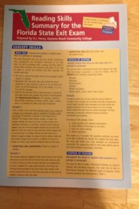 Study Card for Florida State Basic Skills Exam