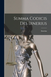 Summa Codicis Des Irnerius