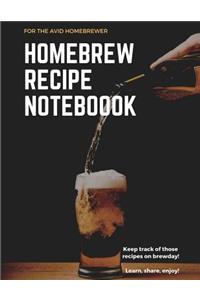 HomeBrew Recipe Notebook