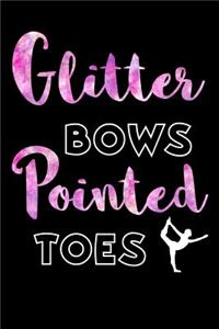 Glitter Bows Pointed Toes