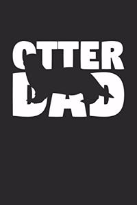 Otter Notebook 'Otter Dad' - Otter Diary - Father's Day Gift for Animal Lover - Mens Writing Journal
