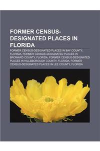 Former Census-Designated Places in Florida