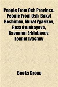 People from Osh Province