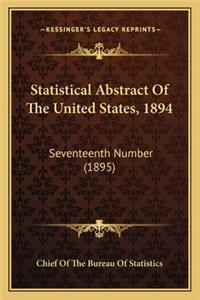 Statistical Abstract of the United States, 1894
